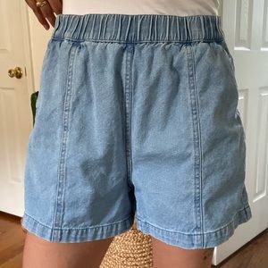 Madewell Denim Easy Pull-On Shorts